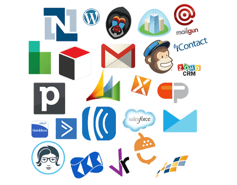 108+ ESP integrations grid