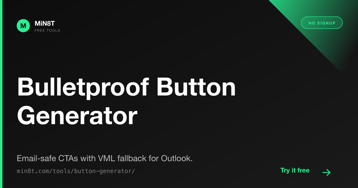 Bulletproof Email Buttons: Why VML Still Matters in 2026