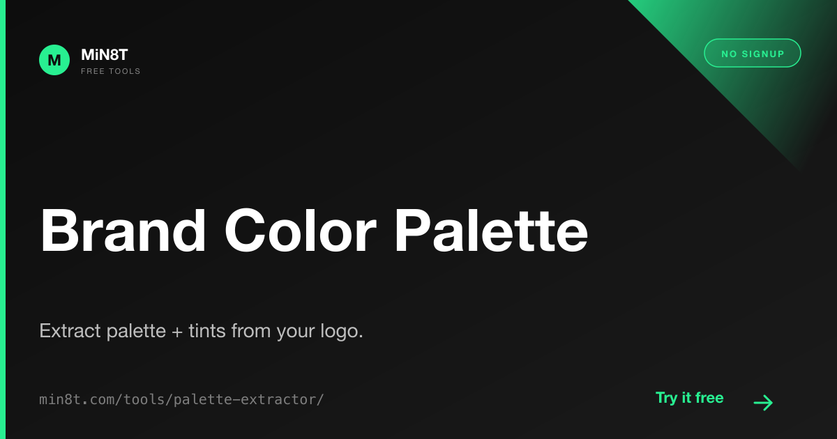 Brand Palette From Logo