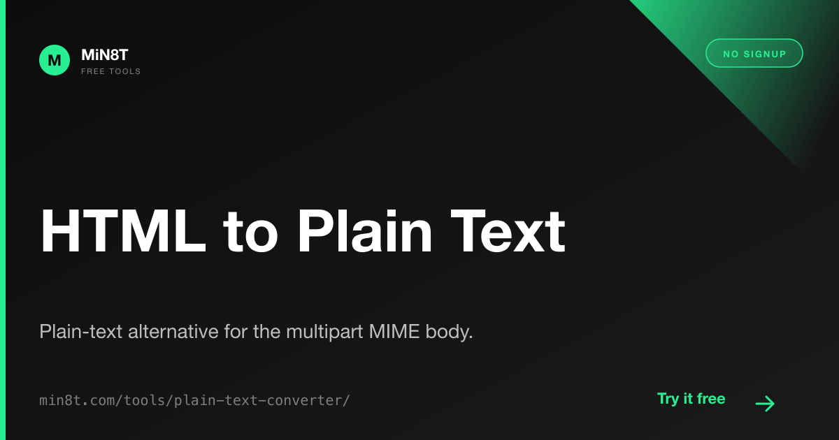 HTML to Plain Text for Email: Why It Still Matters in 2026