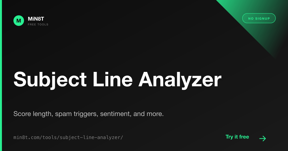 Subject Line Signals